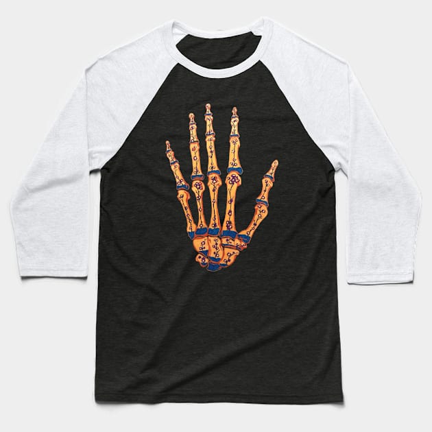 Hand Terrarium Baseball T-Shirt by RaLiz